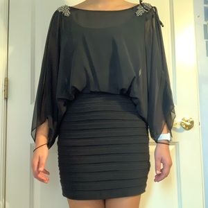 Cashe Navy Blue Club Dress